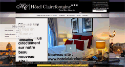 Desktop Screenshot of hotel-clairefontaine-paris.fr